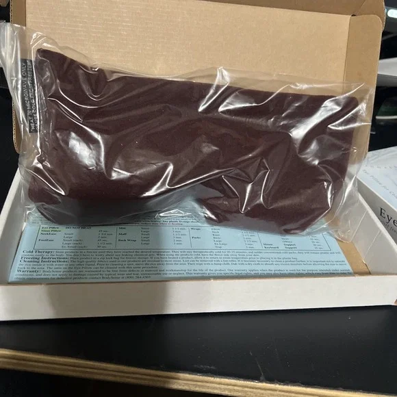 NOS Body Sense Sinus Pillow Hot Cold Therapy Wine Sage‎ Thyme Basil Peppermint - Picture 2 of 2